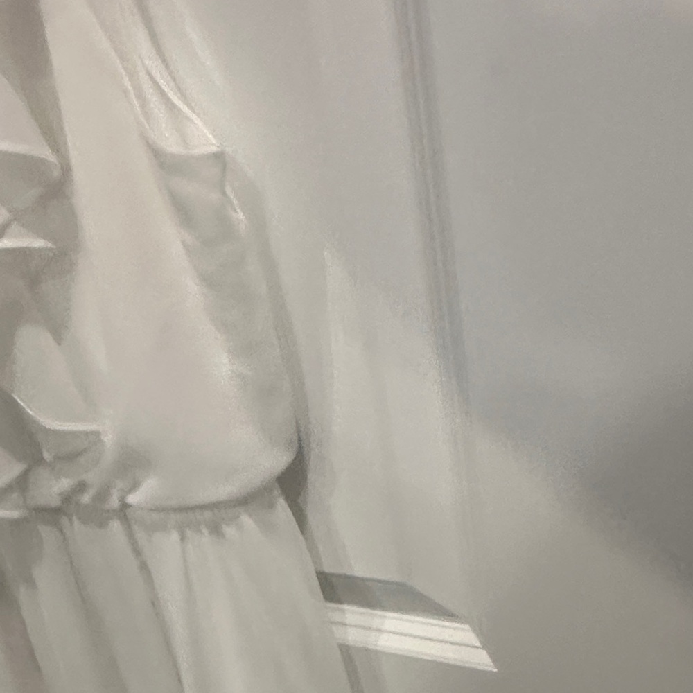 LeShop White Ruffle Dress - Picture 5 of 8